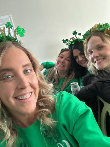 Customer photo review of Green Spirit Speckles Makeup Patches - Team Spirit Collection