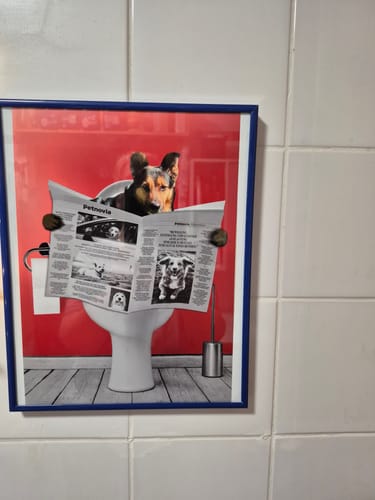 Customer photo review of Wichtiges Geschäft - Individuelles Poster