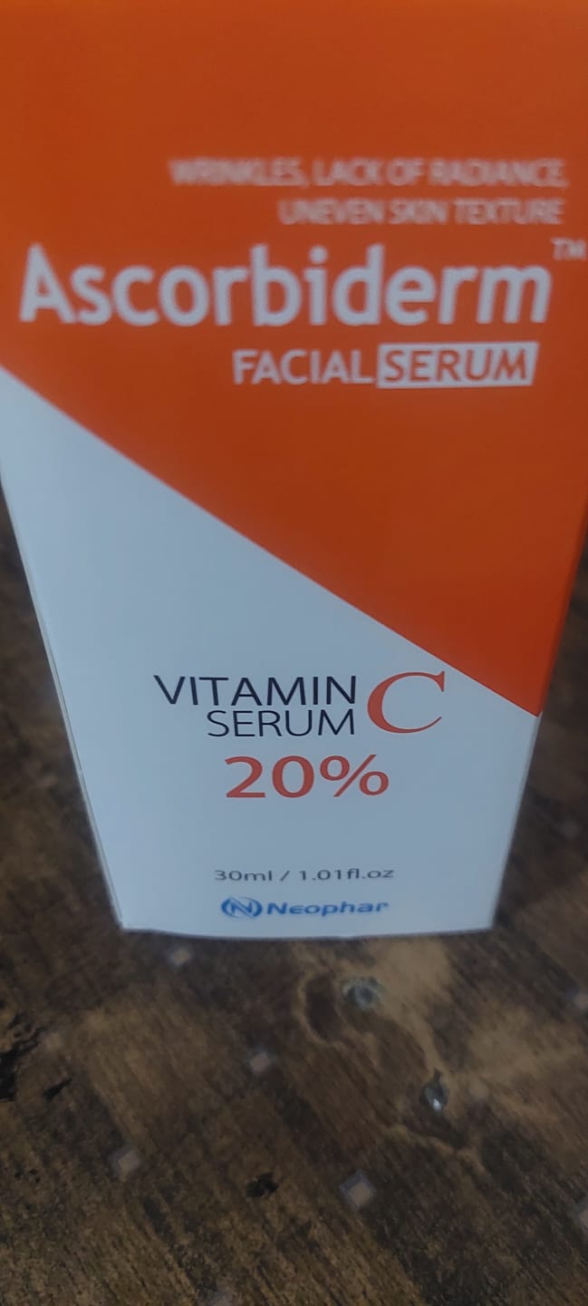 Customer photo review of Ascorbiderm Vitamin C Facial Serum 20%