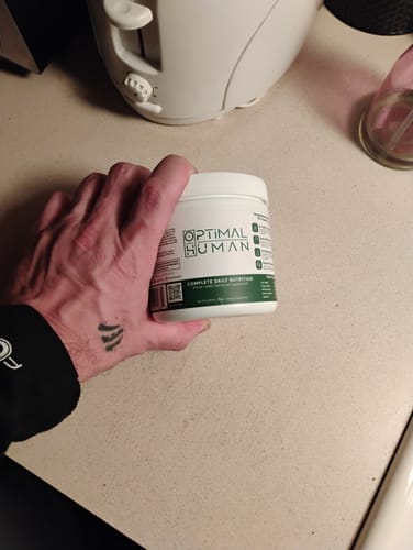 Customer photo review of Optimal Human - Superfood Greens
