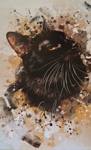 Customer photo review of Aquarell Pawtrait