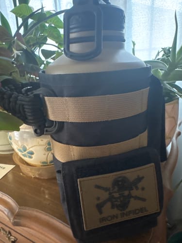 Customer photo review of 64oz Battle Bottle Water Bottles
