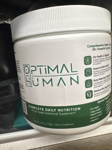 Customer photo review of Optimal Human - Superfood Greens