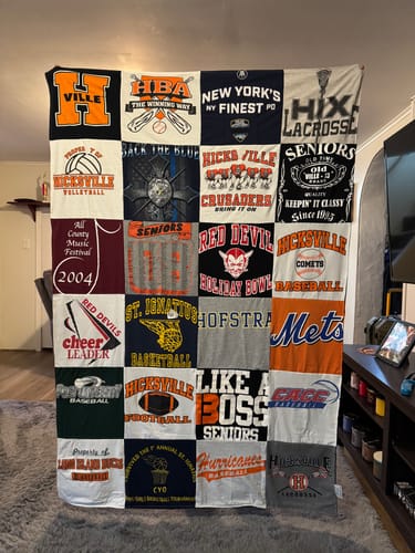 Customer photo review of T Shirt Quilt by Project Repat