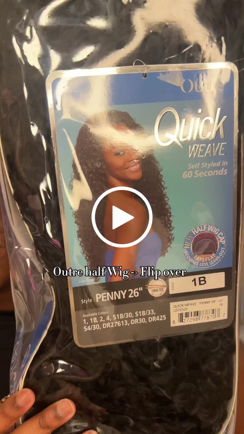 Customer video review of Outre Quick Weave Half Wig PENNY 26 Inch