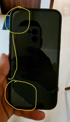 Customer photo review of ultraglass.in Screen Protector for iPhone