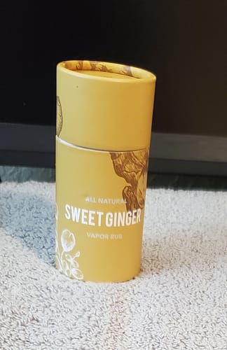 Customer photo review of Sweet Ginger Vapor Rub