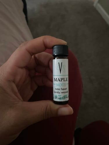 Customer photo review of Maple Fragrance Note