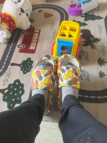 Customer photo review of HappyFlops Limited Editions
