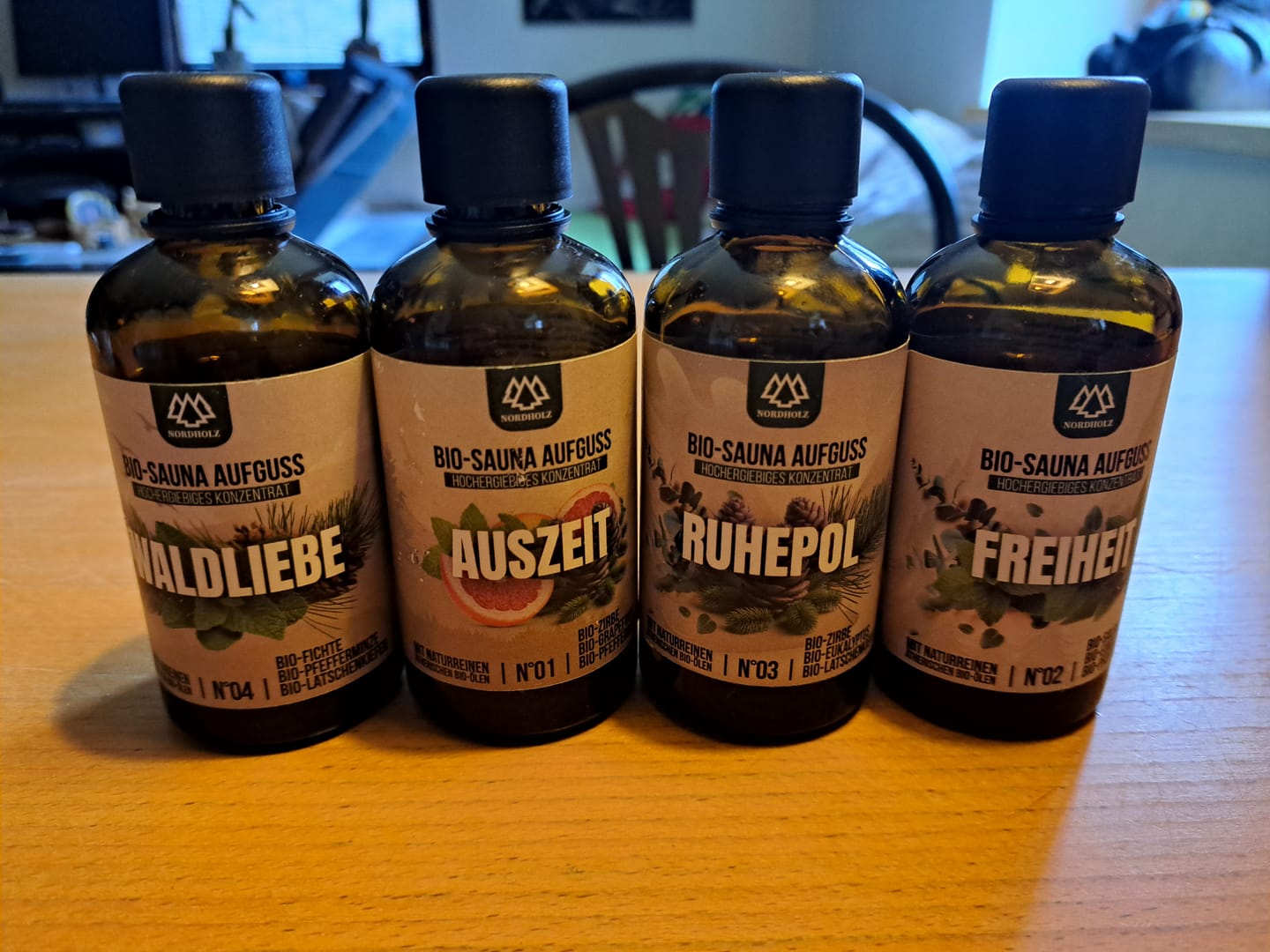 Customer photo review of Bio Saunaaufguss Konzentrat [4er Set]