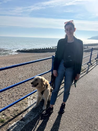 Customer photo review of Sling Backpack - Walkies Ready® Black