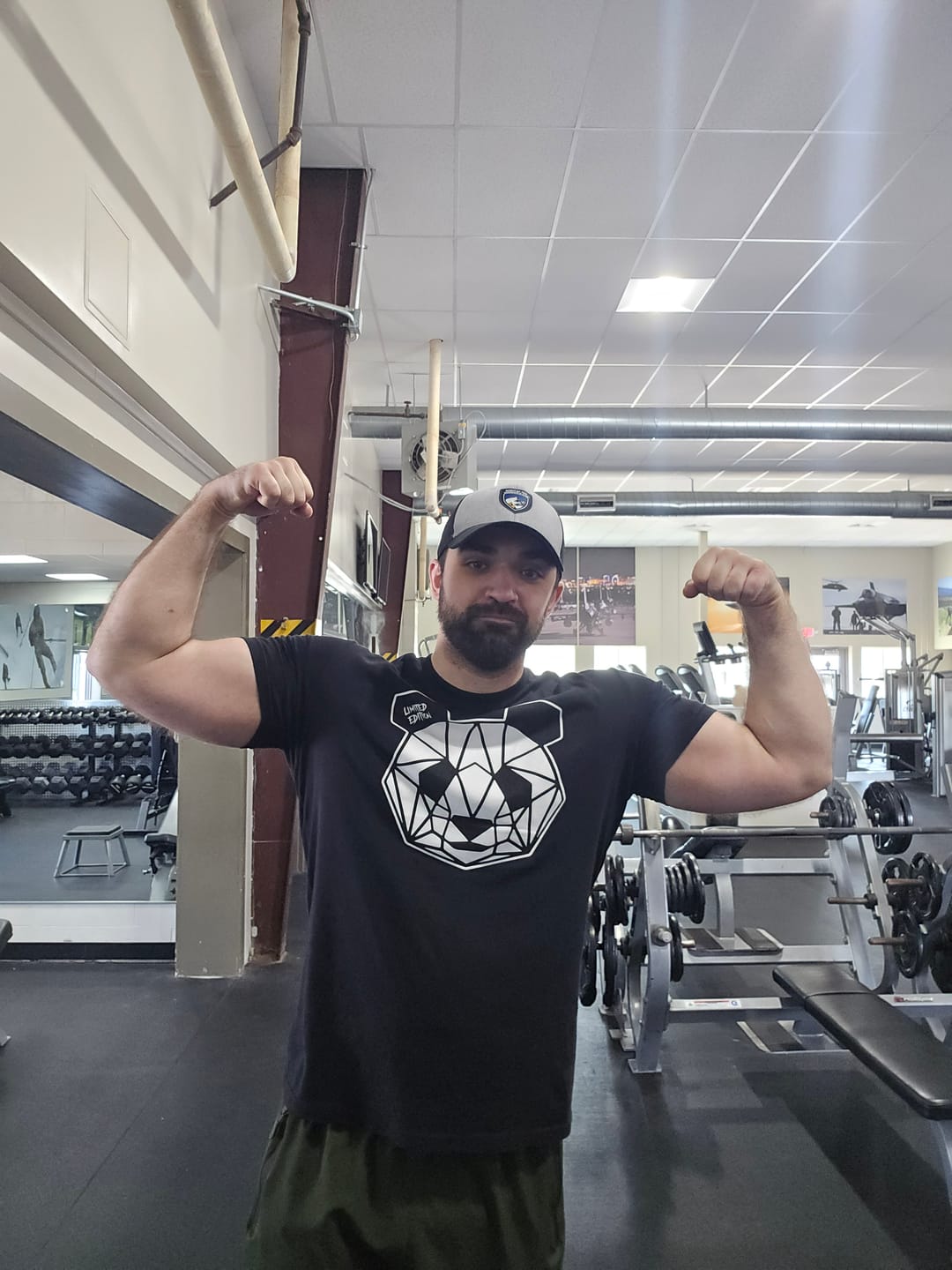 Customer photo review of Men's Limited Edition Panda Head Tshirt
