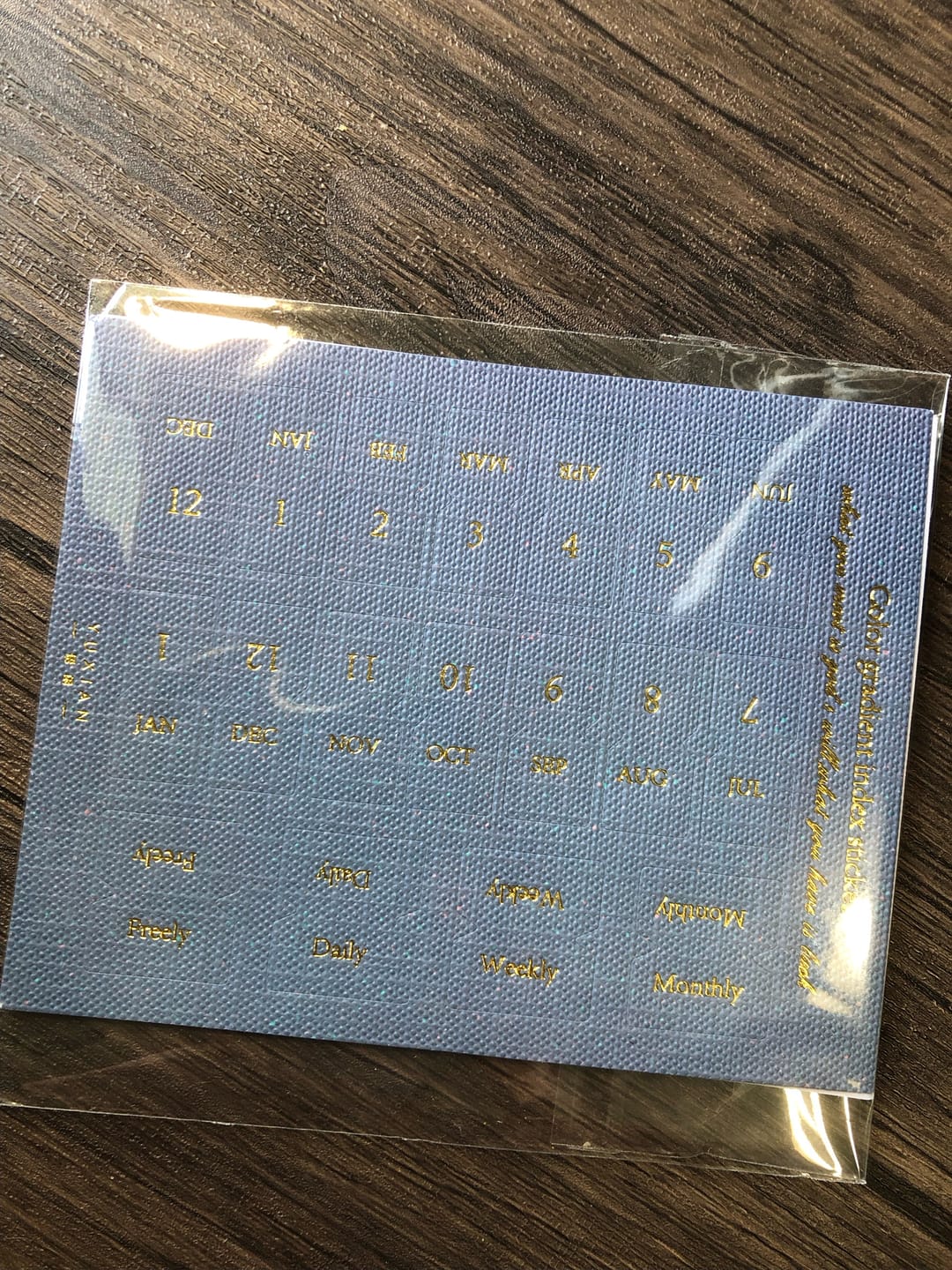 Customer photo review of Monthly Index Tabs