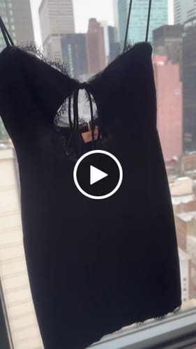 Customer video review of Sample Cindy Mini Dress