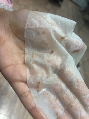 Customer photo review of Rose Collagen Facial Essence Mask Pack Of 3