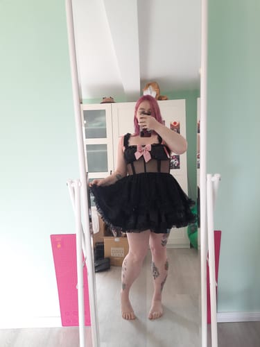 Customer photo review of Shadow Love Dress