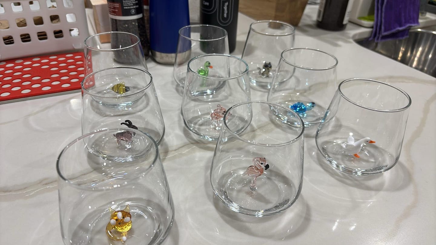 Customer photo review of Flamingo Glass