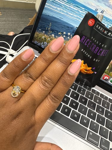 Customer photo review of WIFEY RING - Fine Silver