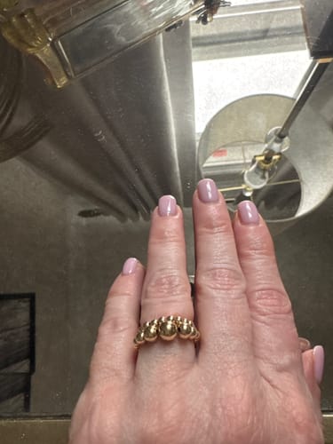 Customer photo review of THE GRADIENT RING - GOLD