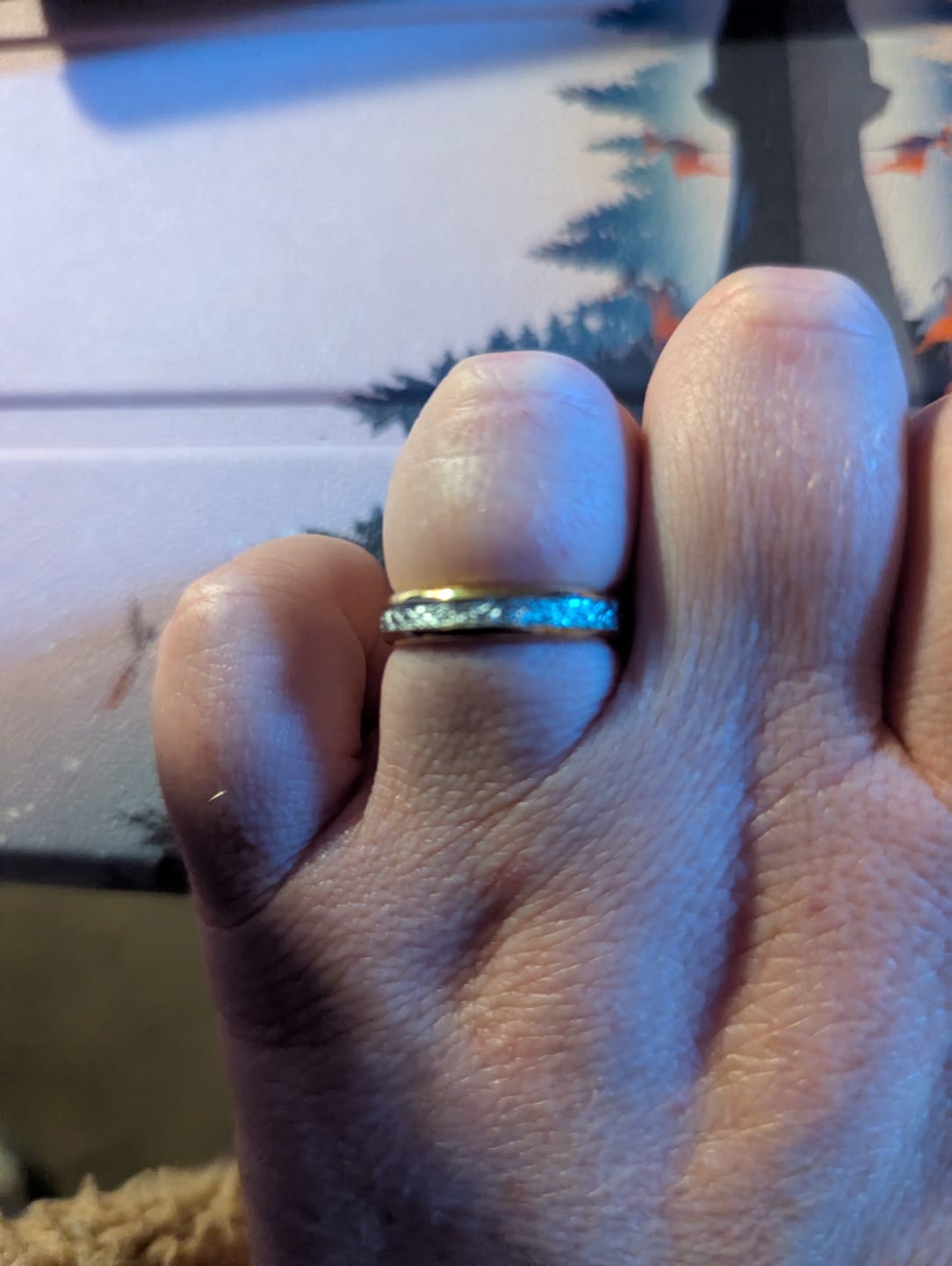 Customer photo review of The Golden Steel Wonder Ring Set