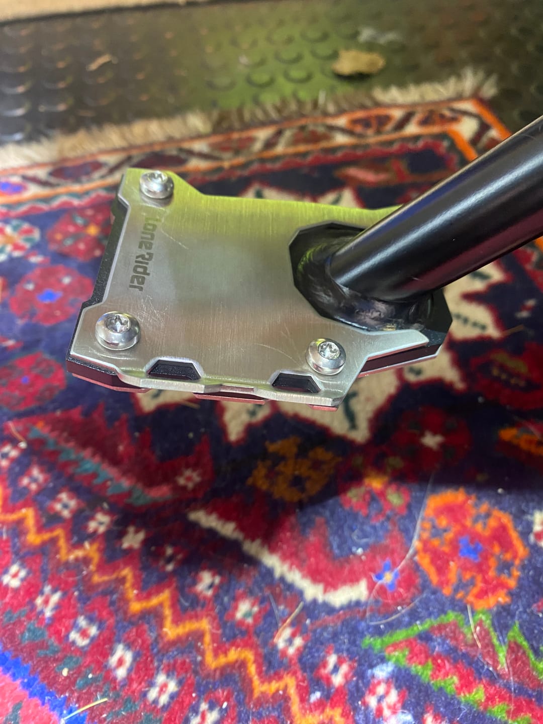 Customer photo review of Side Stand Foot Extension BMW R1200/1250GS/Adventure