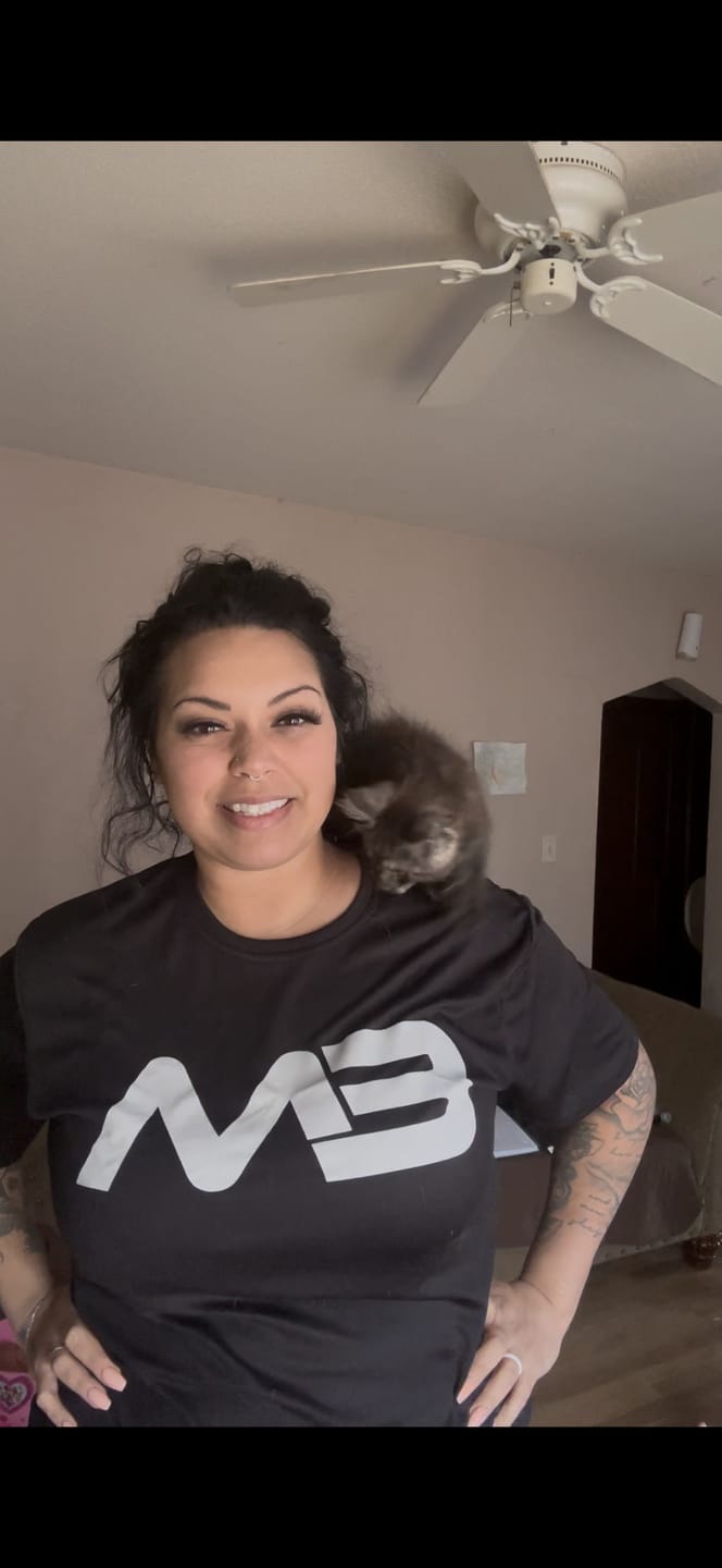 Customer photo review of MB Performance Unisex Tee
