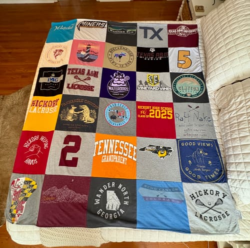 Customer photo review of T Shirt Quilt by Project Repat