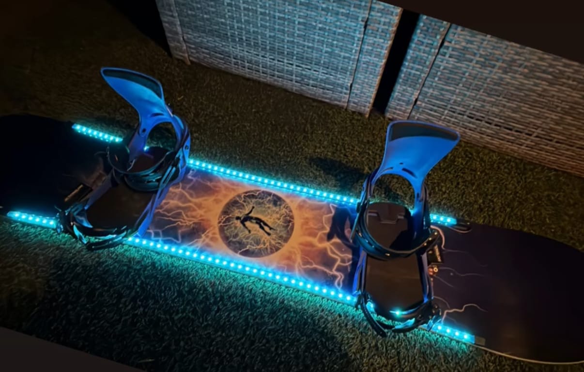 Customer photo review of LED SNOWBOARD SYSTEM