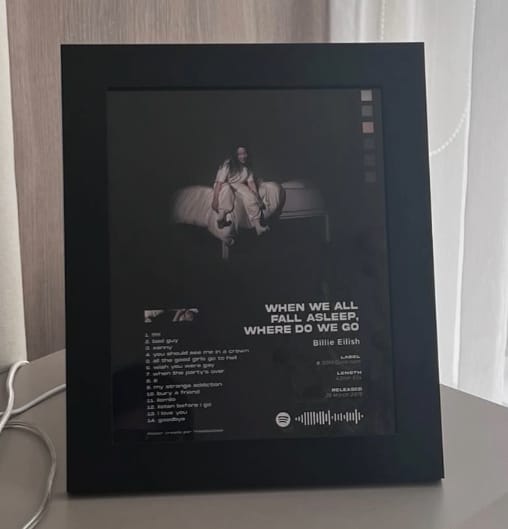 Customer photo review of When We All Fall Asleep, Where Do We Go?
