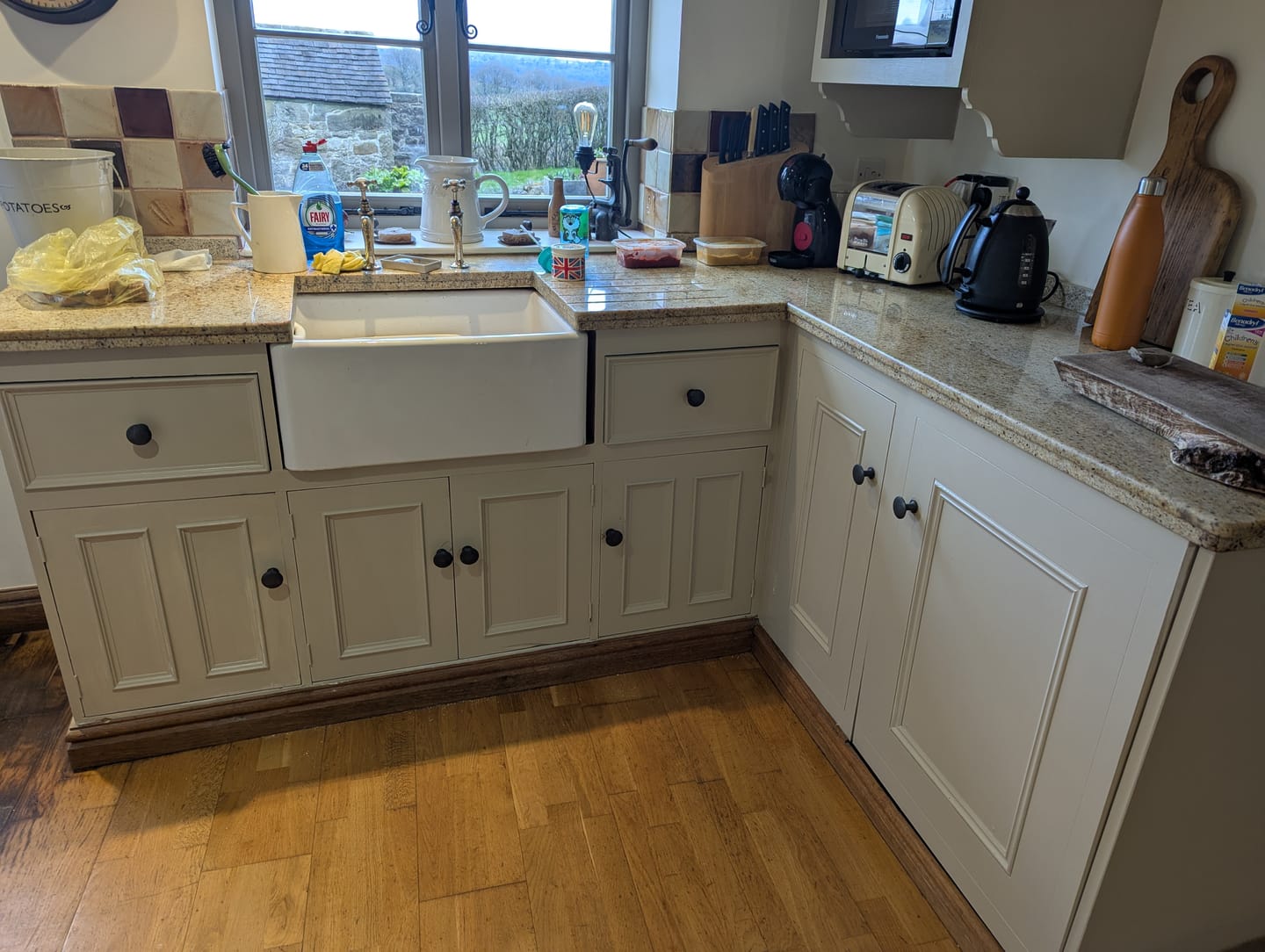 Customer photo review of Classic Cast Iron Cupboard Handles | Oxidised