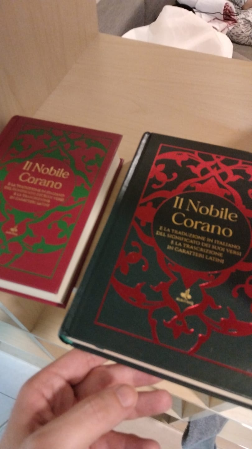 Customer photo review of Corano traslitterato con traduzione in italiano - grande 15×20,5 cm