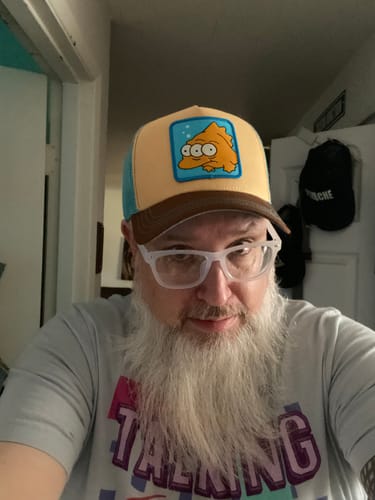 Customer photo review of OVERLORD X Simpsons: Blinky Fish Trucker Cap