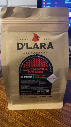 Customer photo review of 250G Café de Especialidad Chacra D'Dago, Perú en Grano o Molido