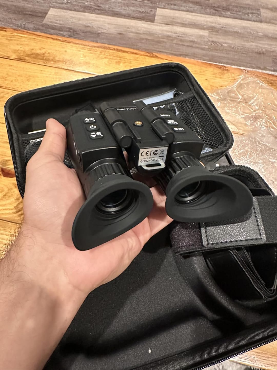 Customer photo review of 4K Tactical Night Vision Goggles Infrared Binoculars for Hunting