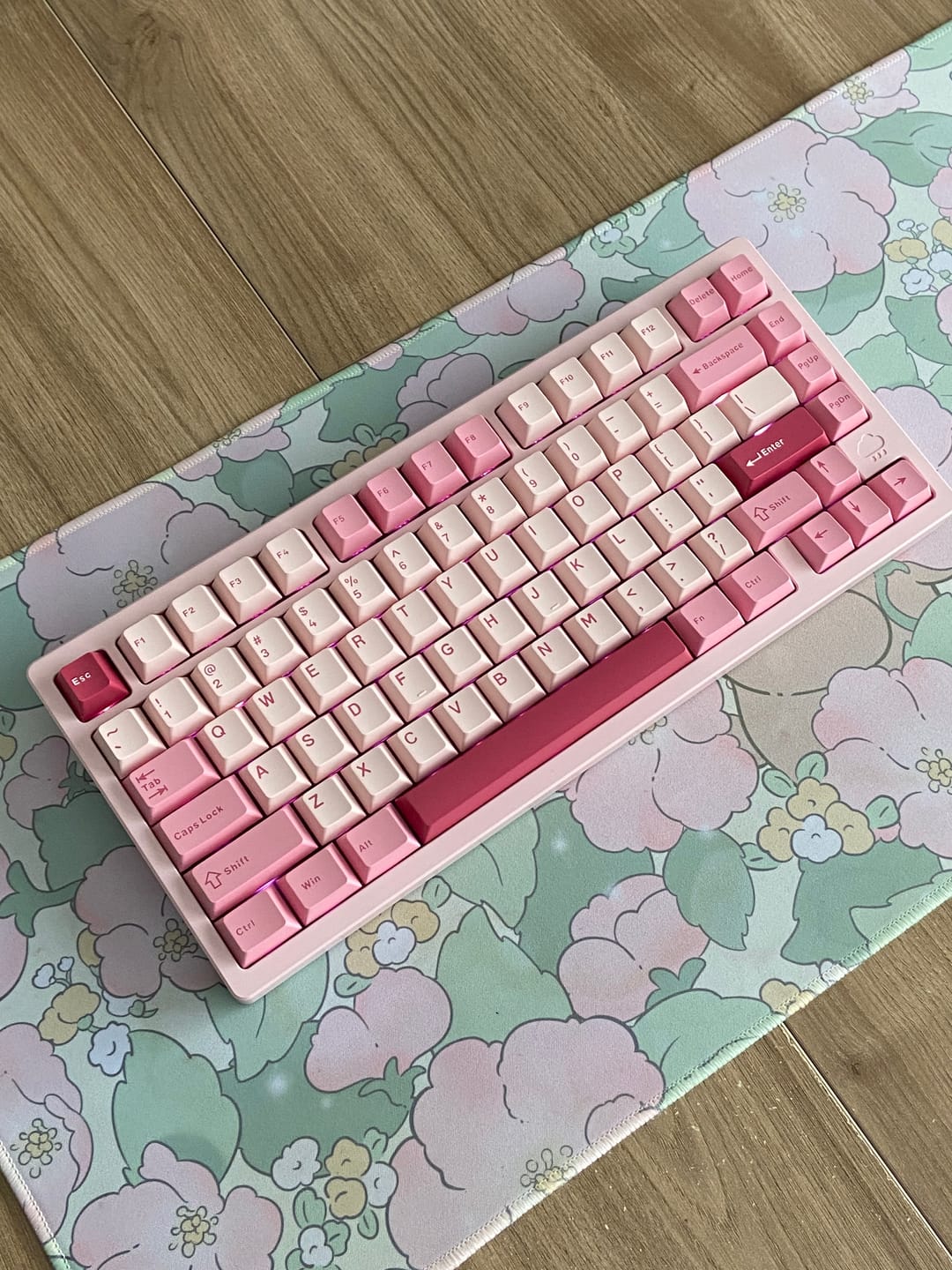 Customer photo review of WOBKEY Rainy 75 Alüminyum Mekanik Klavye