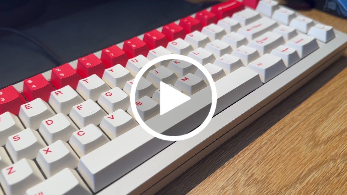 Customer video review of TUT YAKEYLT CHERRY PROFILE KEYCAPS SET