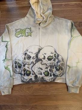 Customer photo review of Triple Sevens x Sniper Gang Vulture Zip Up Jacket Cream