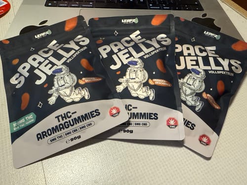 Customer photo review of THC Spacejellies Vollspektrum | 100mg THC | 20 Stk.