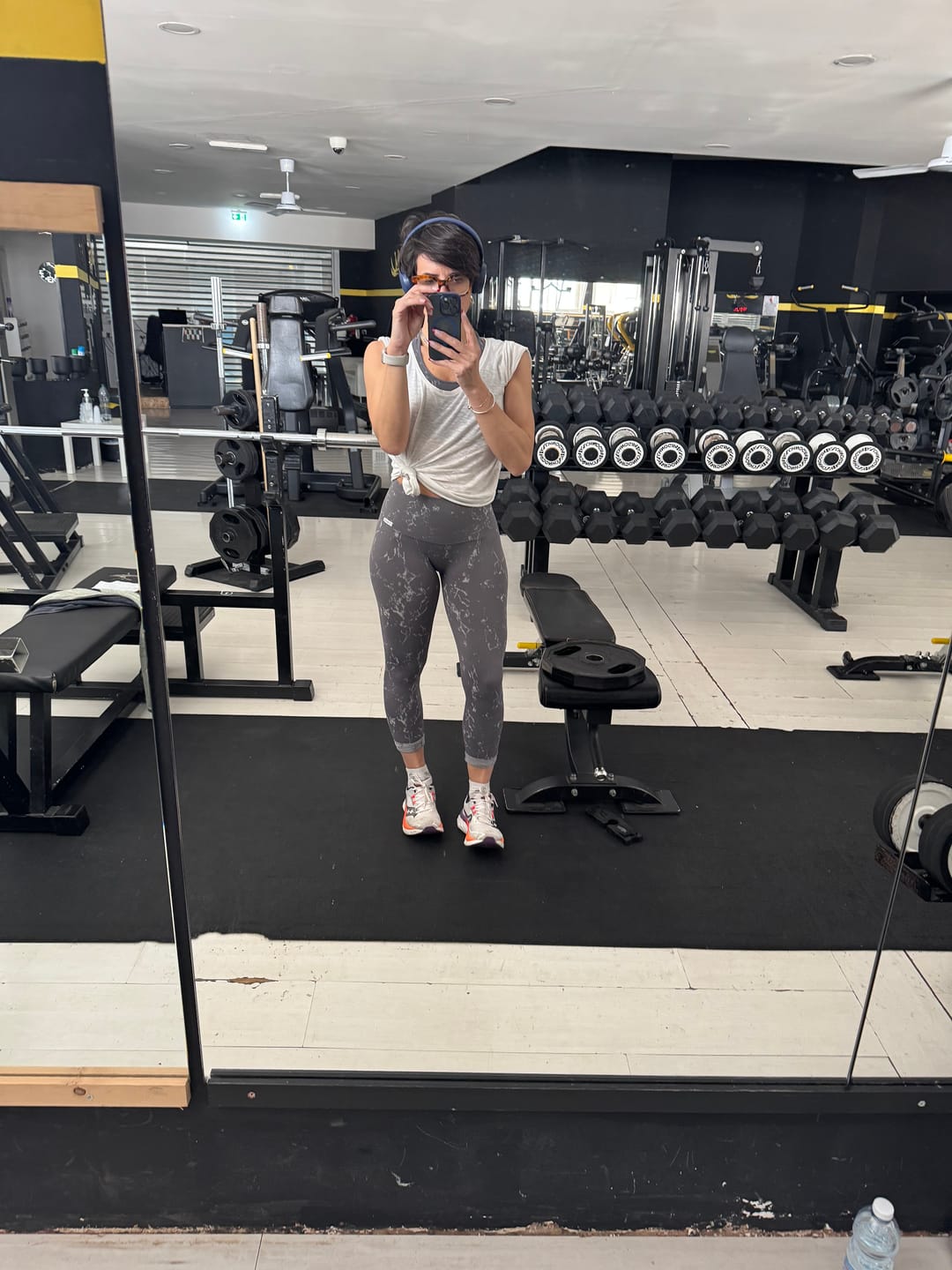 Customer photo review of Leggings Marmo Grigio