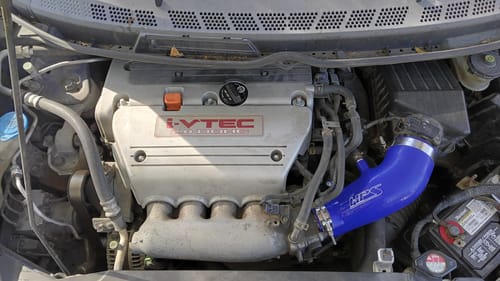 Customer photo review of HPS Silicone Air Intake Kit Post MAF Hose Honda 2006-2011 Civic Si Coupe & Sedan, 87-68420