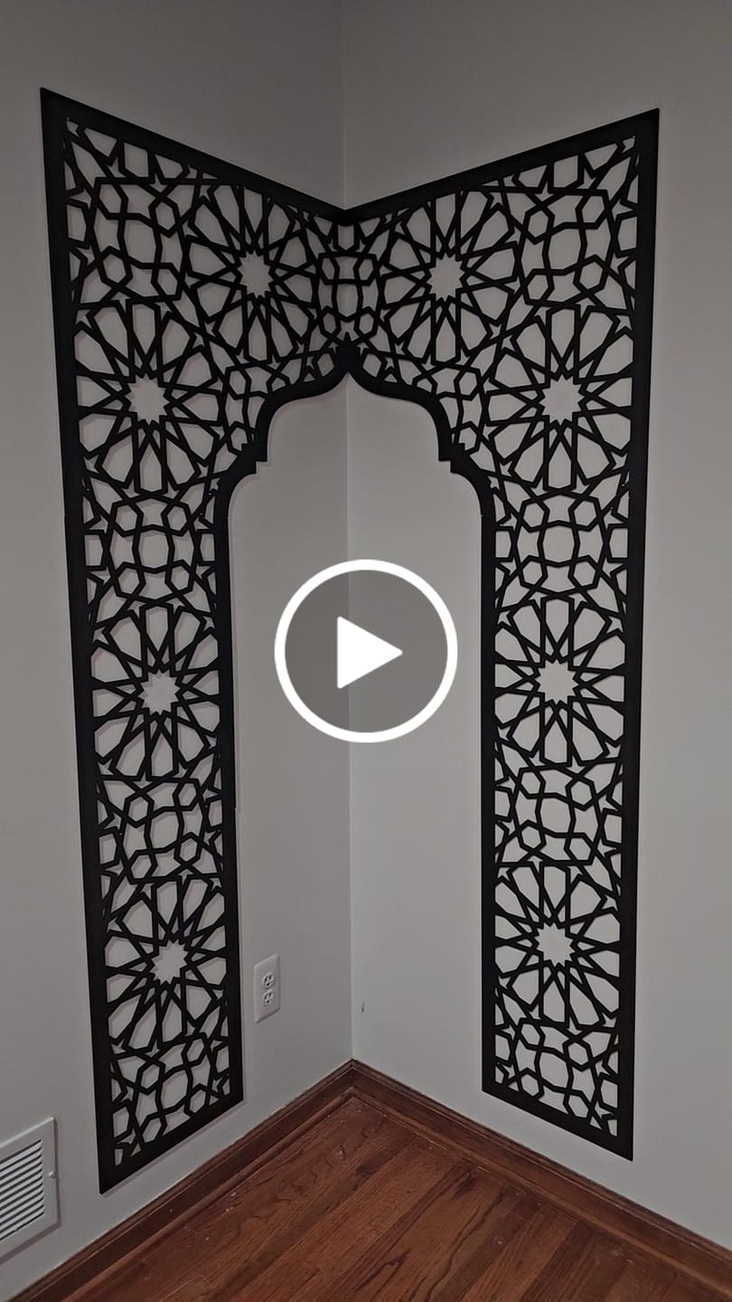 Customer video review of Mihrab Wooden Muslim Home Decor – Prayer Room Ideas | Islamic Wall Art
