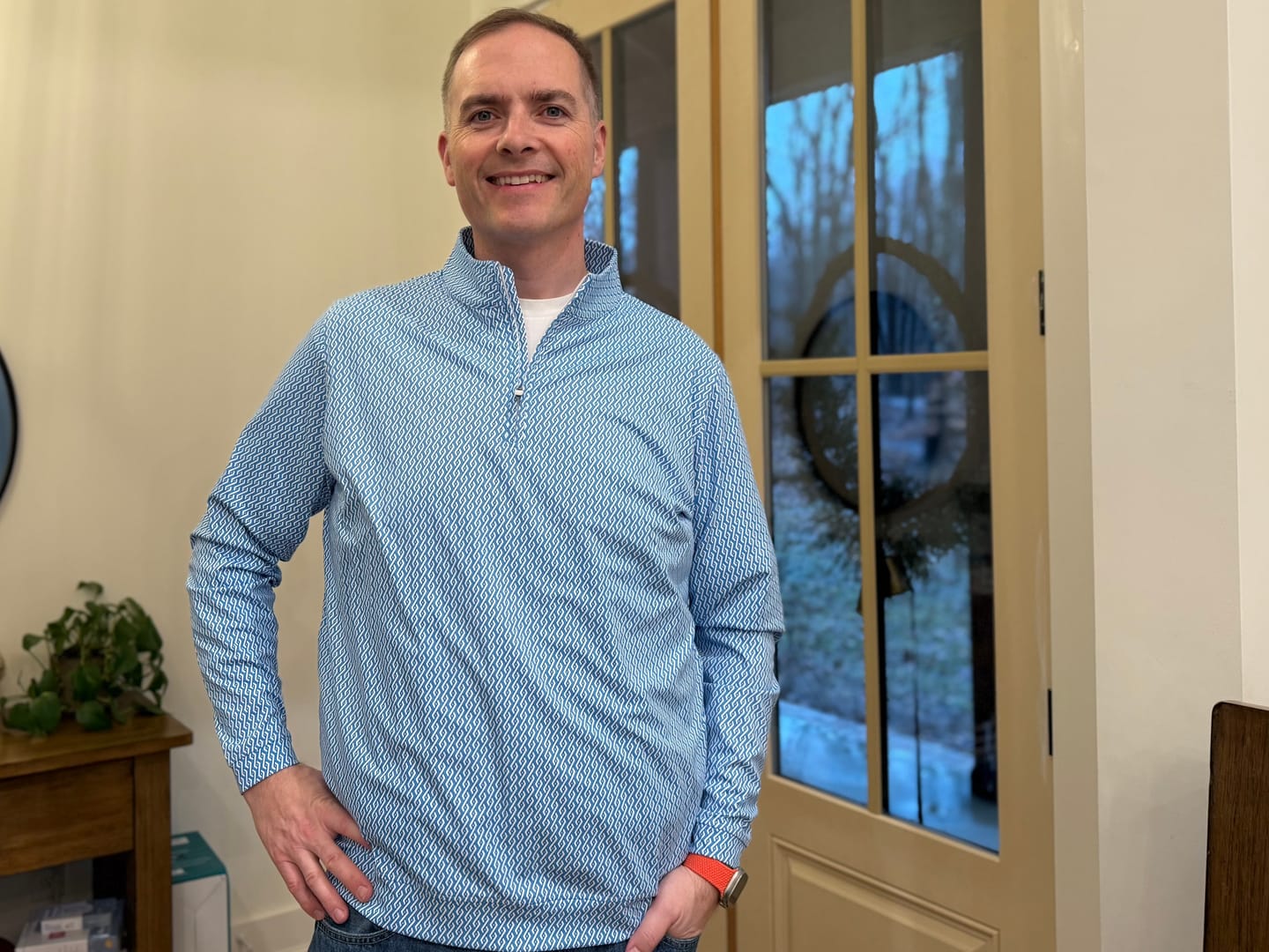 Customer photo review of Luxe 1/4 Zip