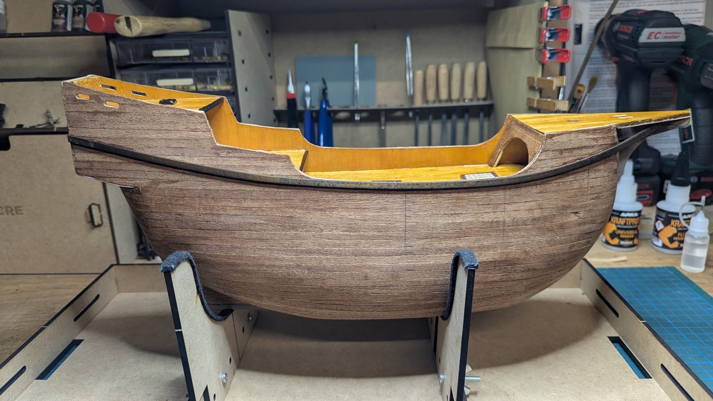 Customer photo review of Maqueta Barco Santa María Starter Pack