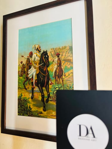Customer photo review of Shivaji, Raja Ravi Varma Painting
