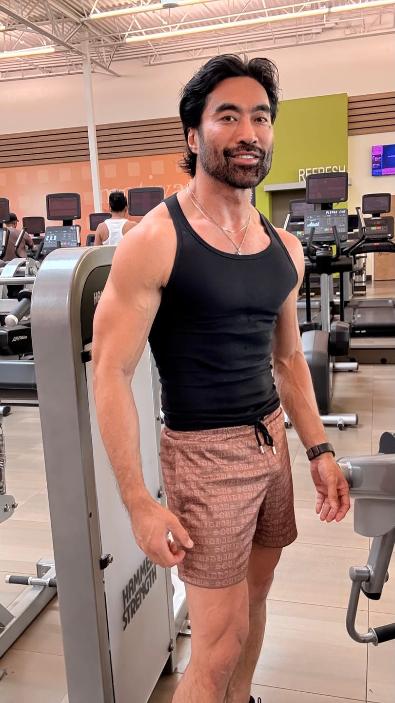 Customer photo review of Mesh Shorts 4" Inseam