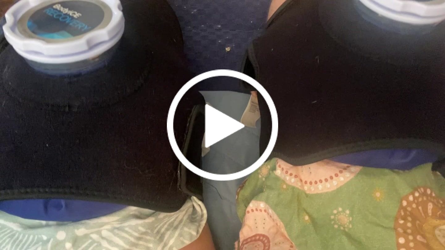 Customer video review of Medium Universal Knee Ice Pack