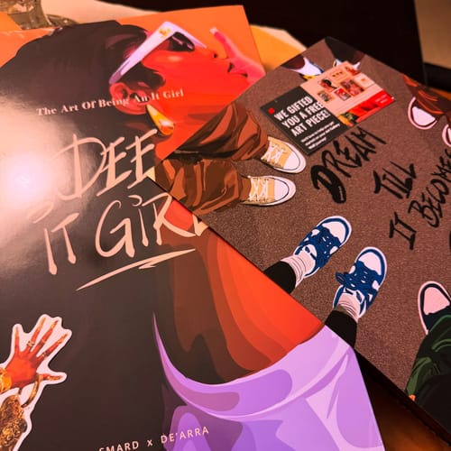 Customer photo review of Dee Coffee Table Book