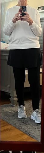 Customer photo review of 15" Summit Skirted Leggings w/Pockets