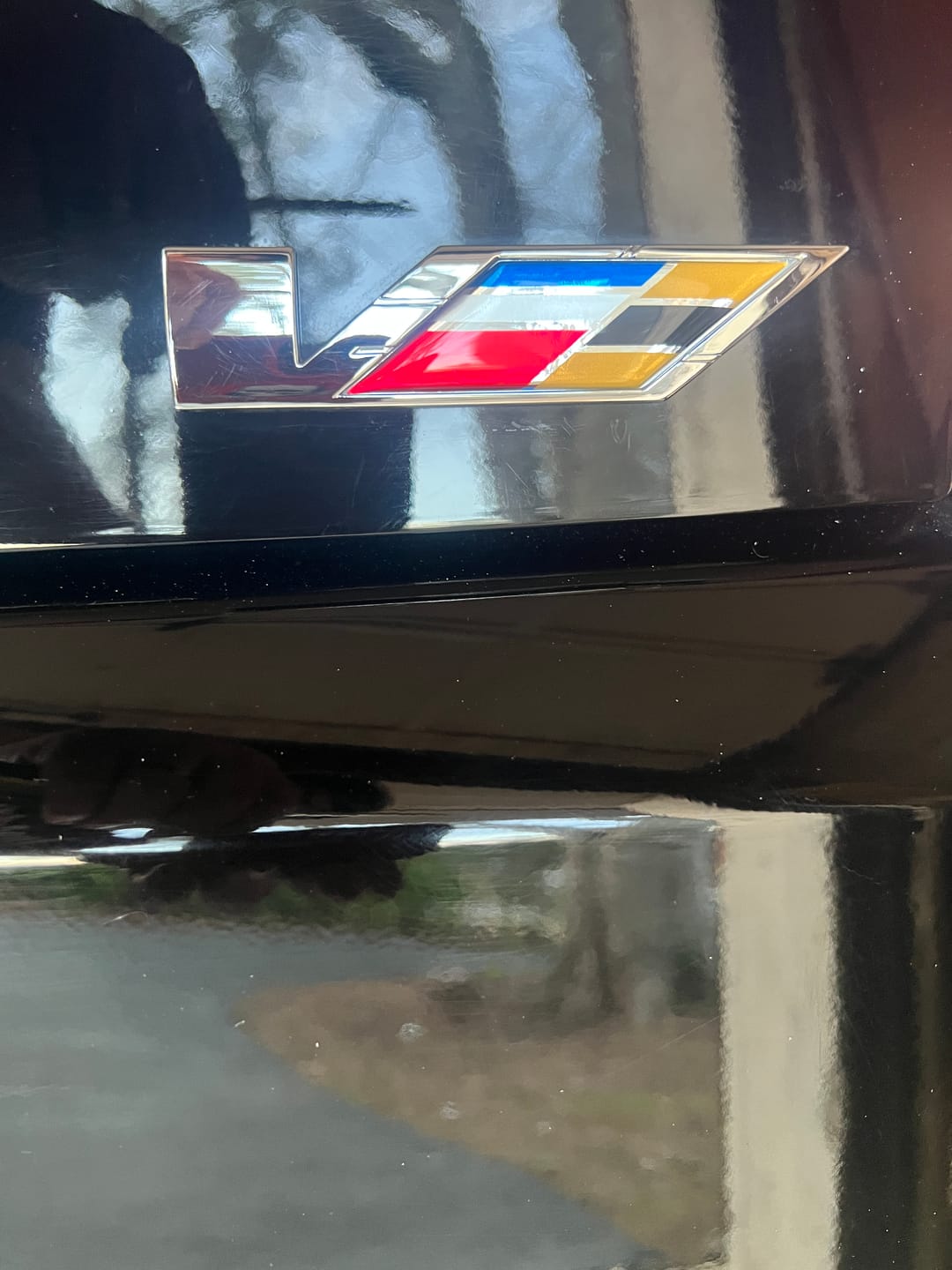 Customer photo review of Classic CTS-V "V" Emblem Lenses