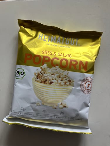 Customer photo review of Bio Popcorn Süß-Salzig klein
